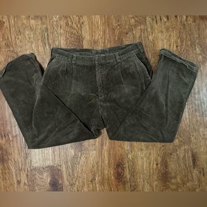 Brown corduroy pants
